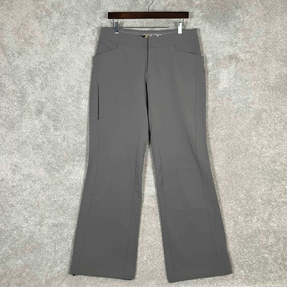 Mountain Hardwear Women Gray Dynama Pant OL1544 Hiking Outdoor Trousers Regular